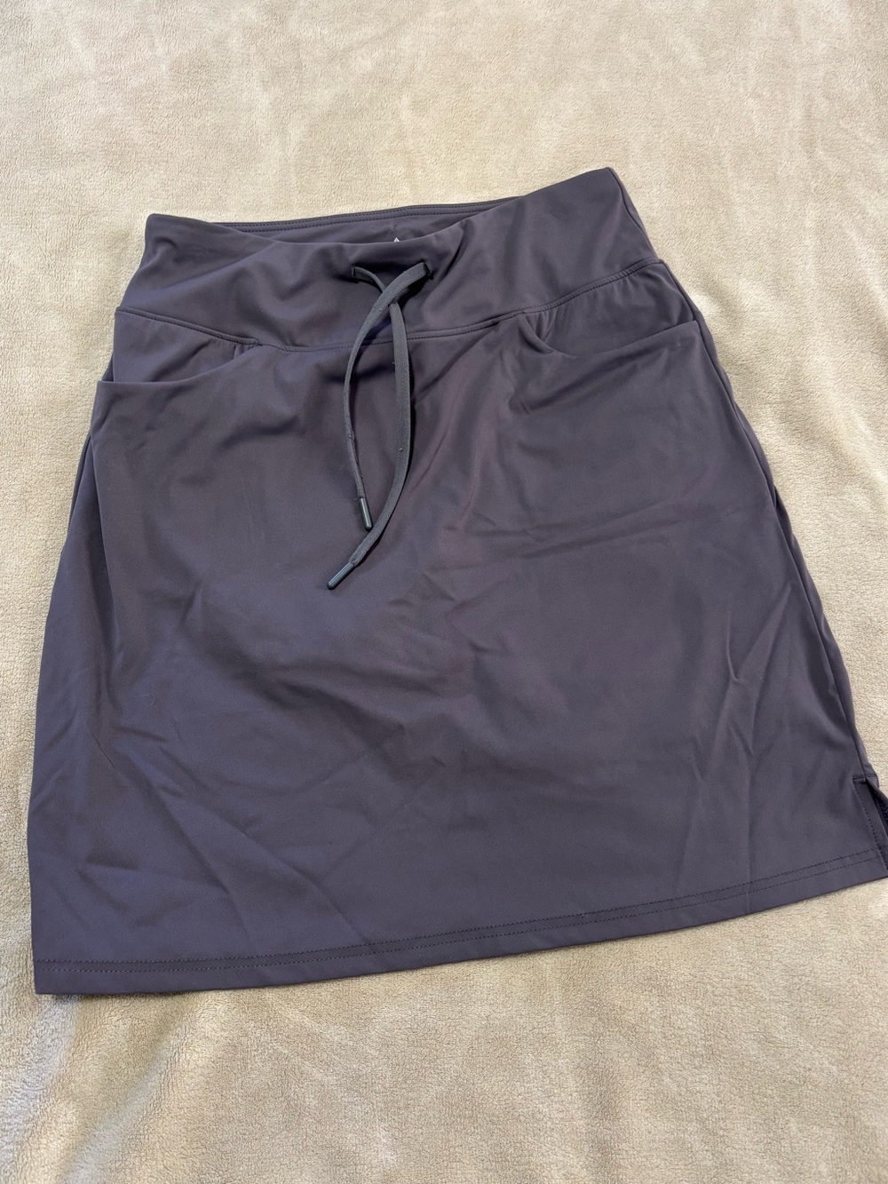 Santiny Gray Active Stretch Pull-On Skort